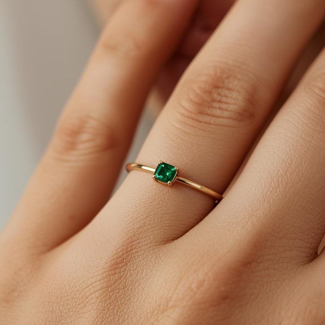 ANILLO ORO # REF 2 (CUADRADA)