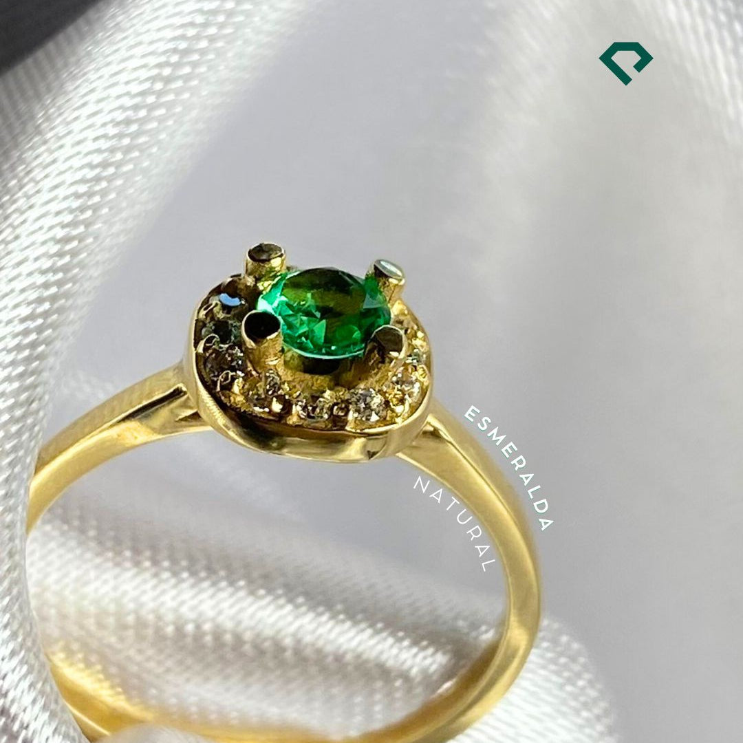 DIANA ( ORO 18K 🟡 + Esmeralda )
