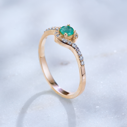 AETERNUM ORO 18K + Esmeralda
