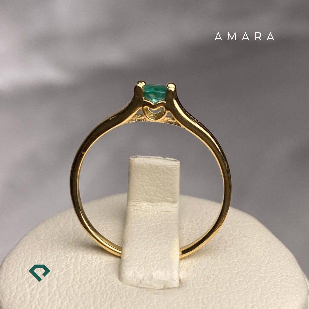 AMARA ORO 18K + Esmeralda