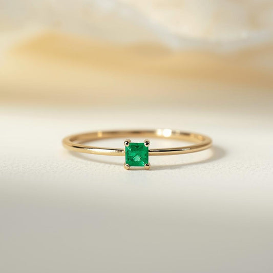 ANILLO ORO # REF 2 (CUADRADA)