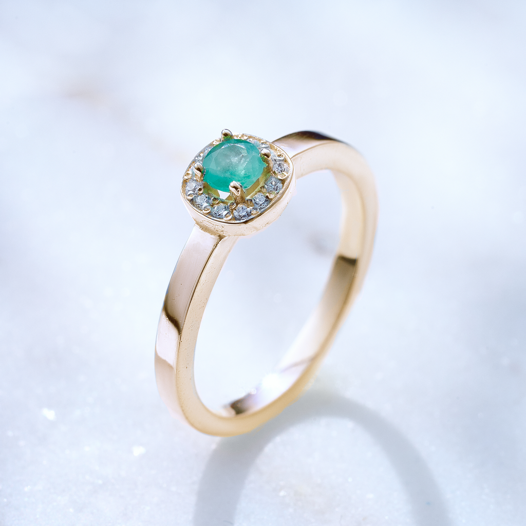DIANA ( ORO 18K 🟡 + Esmeralda )