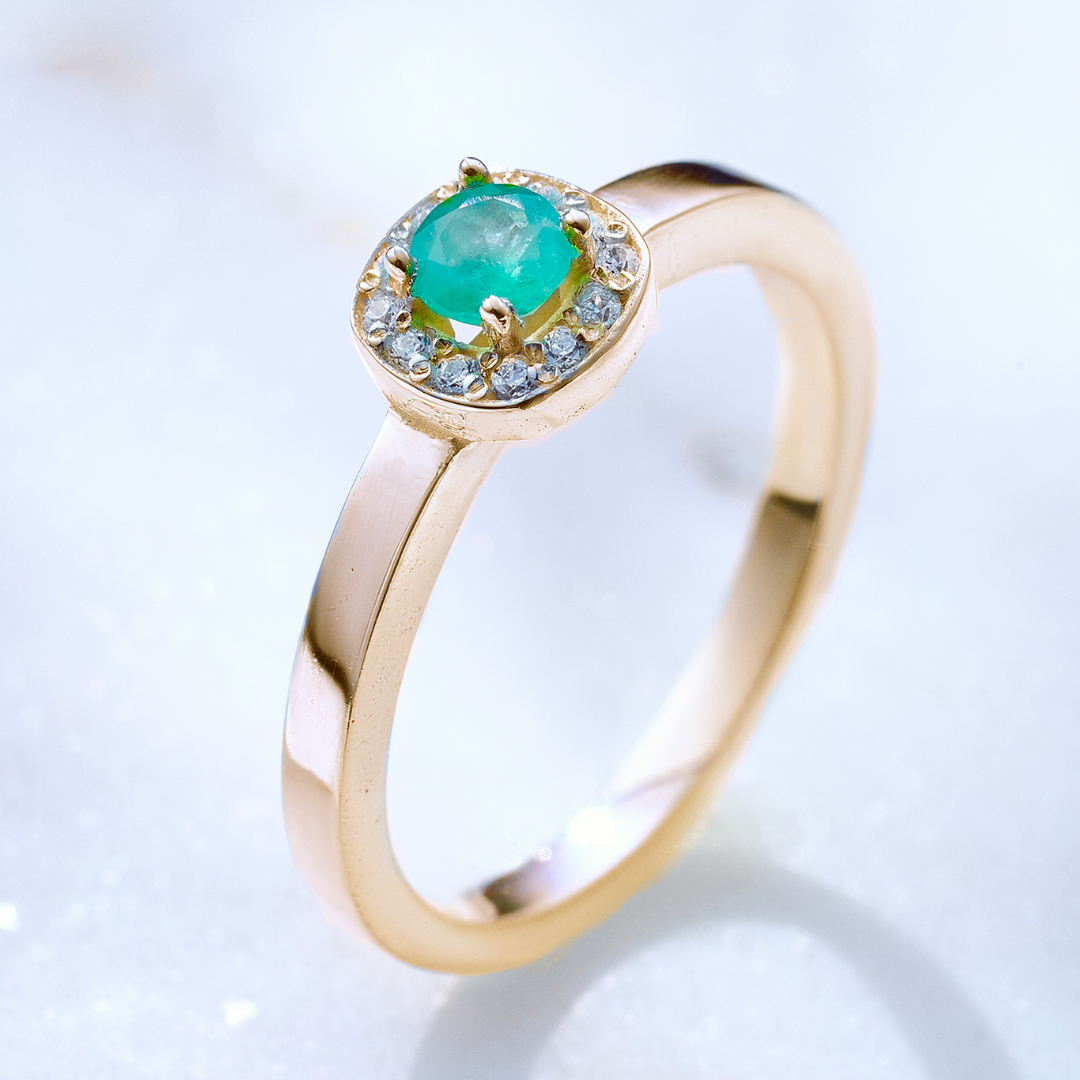 DIANA ( ORO 18K 🟡 + Esmeralda )