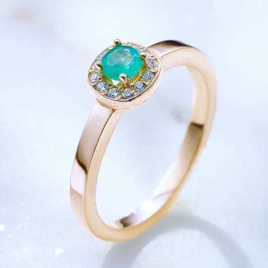 DIANA ( ORO 18K 🟡 + Esmeralda )